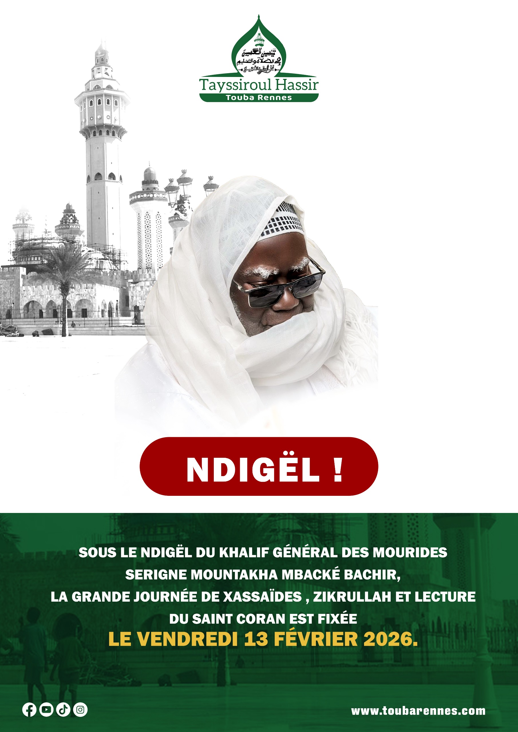 NDIGUEL SERIGNE MOUNTAKHA MBACKÉ